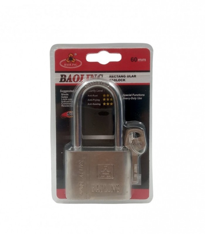 CANDADO BOALING 60MM LARGO (LC60)