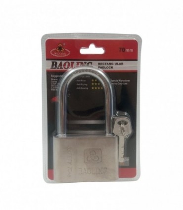 CANDADO BOALING 70MM. LARGO (LC70)