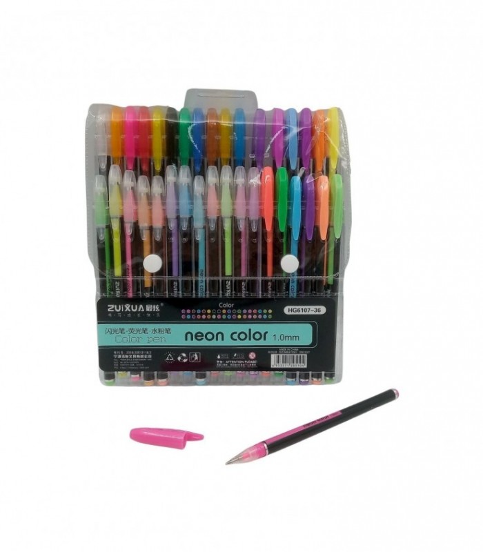 BOLIGRAFO GEL 36PCS (HG6107-36)