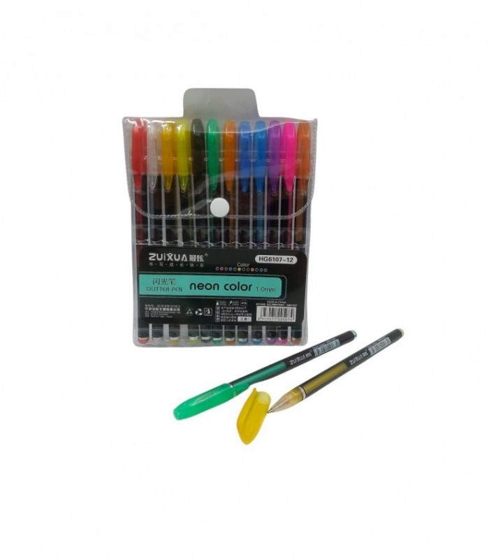 BOLIGRAFO GEL 12PCS (HG6107-12)
