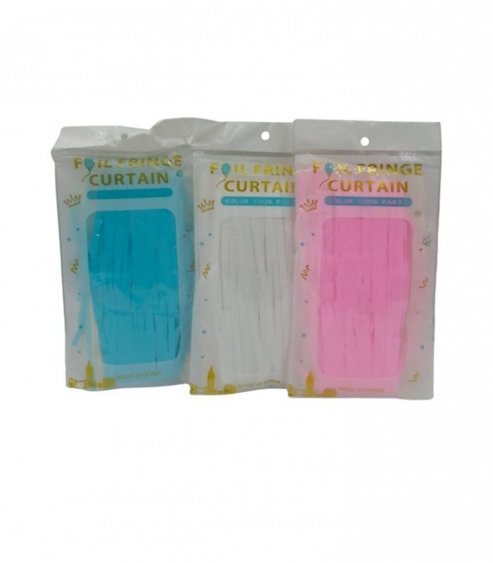 CORTINA P/ DECORACION COLOR PASTEL (MLC281)