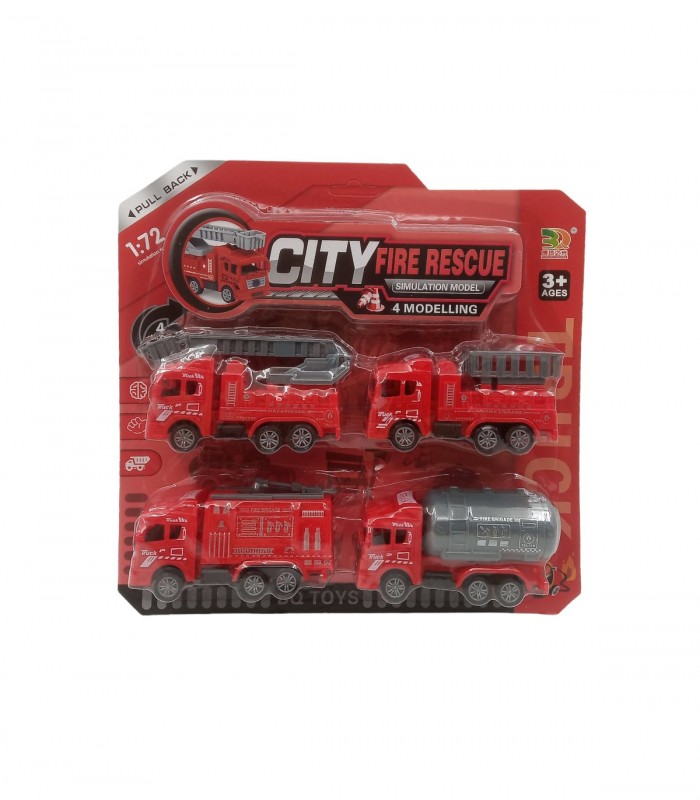 CARTELA BOMBERO 4PCS (BQ600-46)