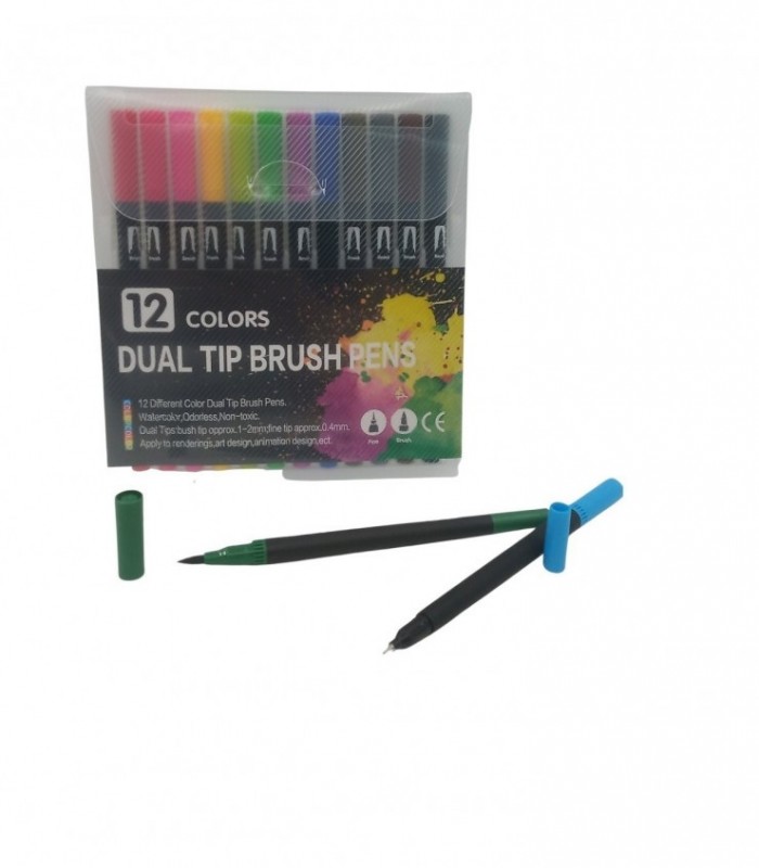 MARCADOR 12PCS 2PUNTAS (46148-12)