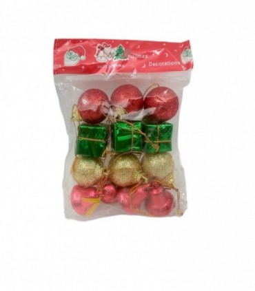NAVIDAD PELOTA 13PCS (2204-187)