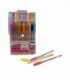 BOLIGRAFO GEL 24PCS C/ GLITTER (HG6118-24)