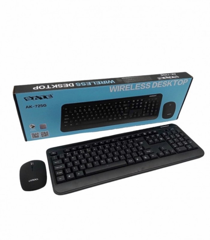TECLADO INALAMBRICO C/ MOUSE (AK725G)