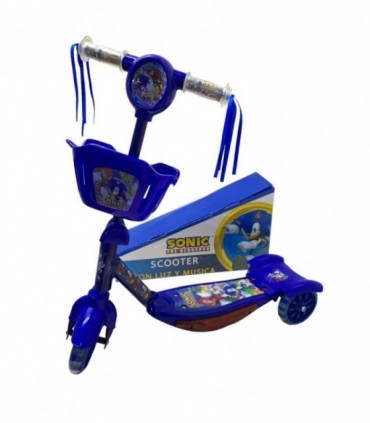 PATINETA C/ CESTA SONIC 3R. (916)