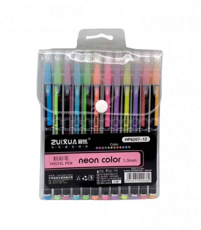 BOLIGRAFO GEL 12PCS (HP6207-12)