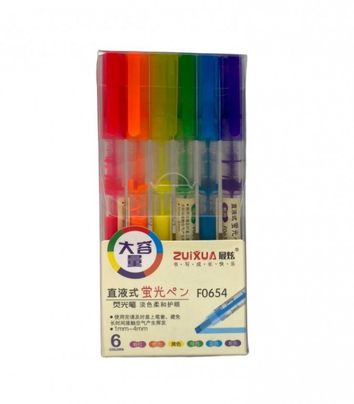 MARCADOR 6PCS (F0654)