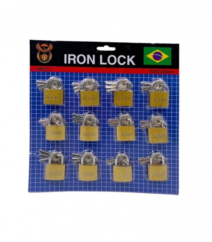 CANDADO 12PCS (41865)