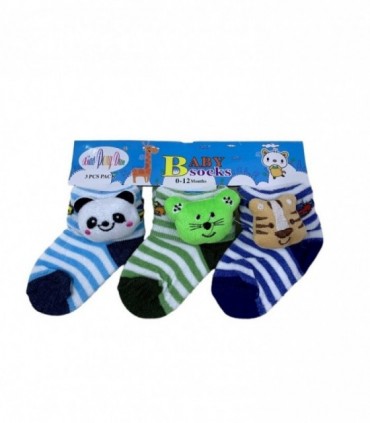 MEDIA P/ BEBE 3PCS 0-12MESES (48716)