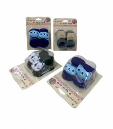 MEIA P/ BEBE 1PCS S/ANTI-DERRAPANTE (48718)