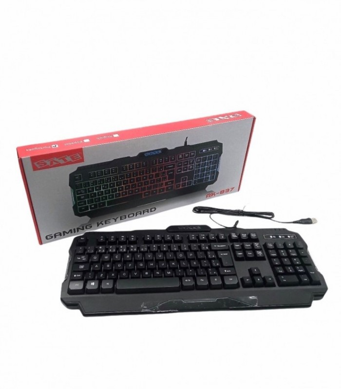 TECLADO LUMINOSO C/ USB (AK837)