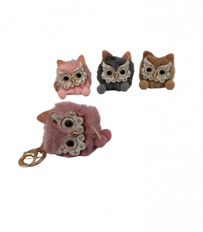 LLAVERO PELUCHE LECHUZA 1PCS (1472-3)