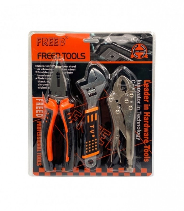 PINZA C/ LLAVE 3PCS (TL42002)