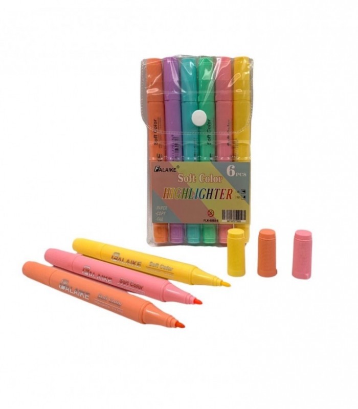 MARCADOR 6PCS 2PUNTAS (FLK6868-6)