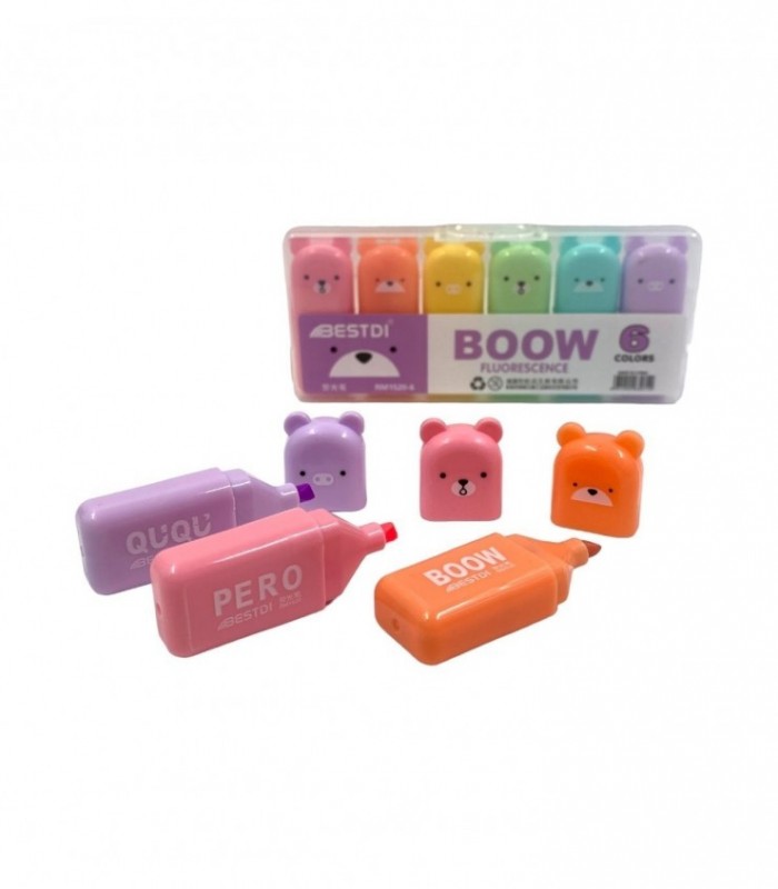 MARCADOR 6PCS OSO (RM1520-6)