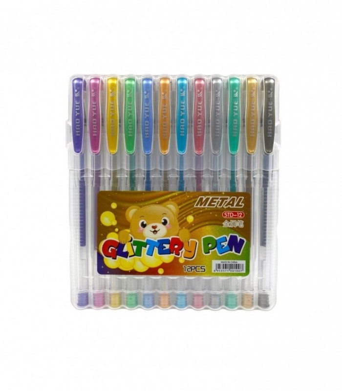BOLIGRAFO 12PCS METALICO (STD-12)
