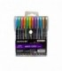 BOLIGRAFO GEL 12PCS METALICO (HC6407-12)