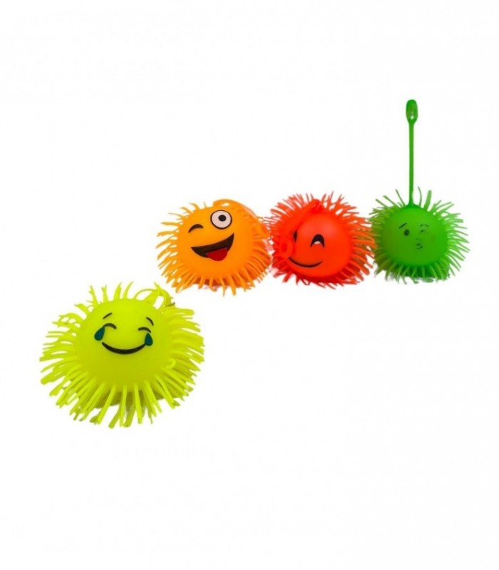 PELOTITA CARITA C/ LUZ 1PCS (A1026)