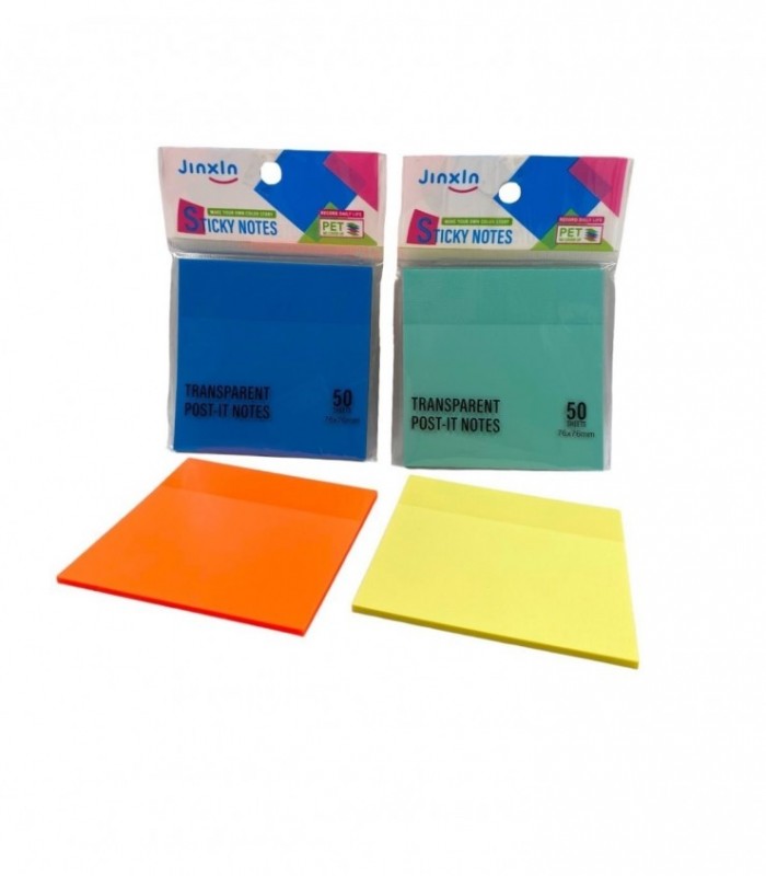 HOJA P/ ANOTACION TRANSPA/PASTEL (P71)