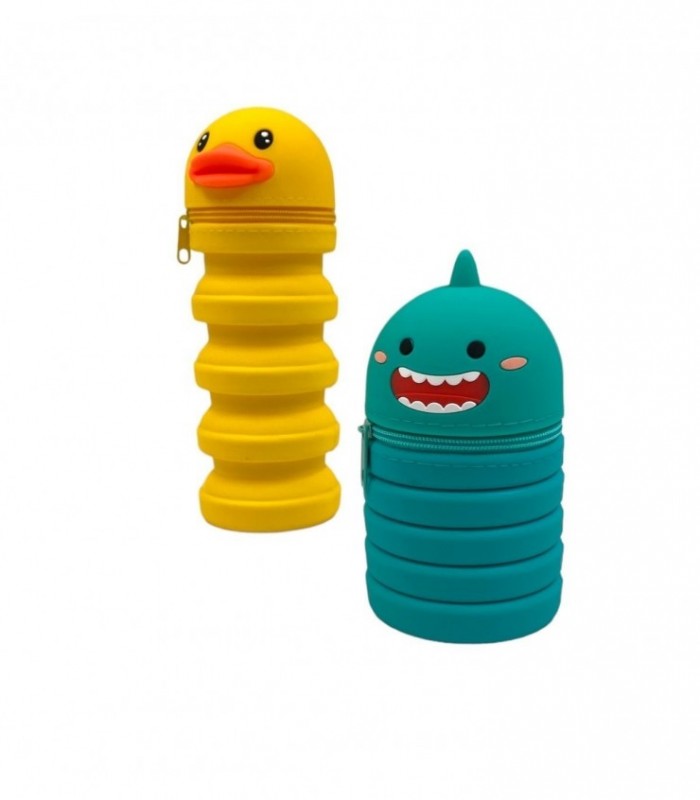 CARTUCHERA DE GOMA SURTIDO (48521)