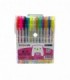 BOLIGRAFO GEL 12PCS C/ GLITTER (HG6118-12)
