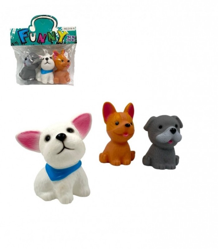 BOLSA VINYL 3PCS PERRO (319-6)