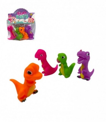 BOLSA VINYL 4PCS DINO. (700A)