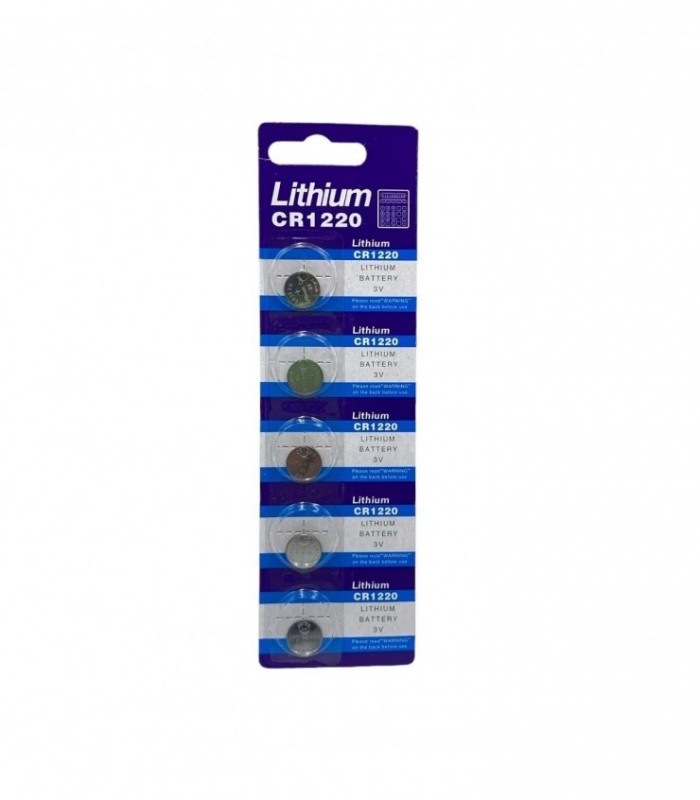 PILA LITHIUM 5PCS (CR1220)