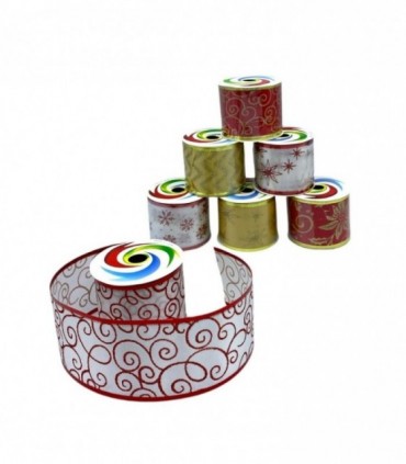 NAVIDAD CINTA 2.8M.X 6.3CM. (49457)