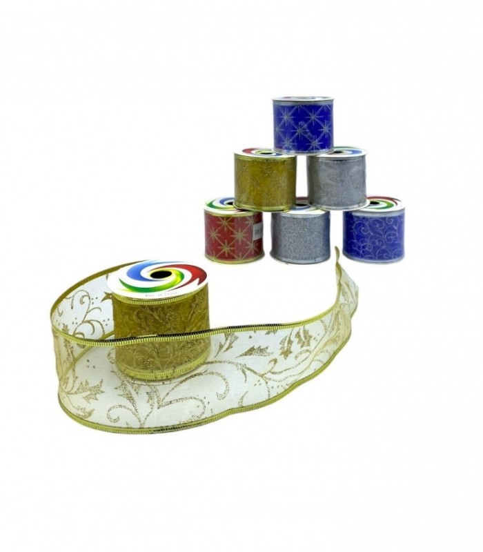 NAVIDAD CINTA 2.7M.X 6.3CM. (49456)