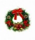 NAVIDAD CORONA MED. (49393)