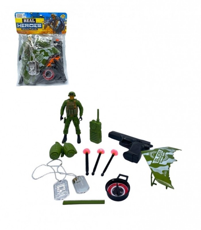 BOLSA PISTOLA C/ SOLDADO HEROES (88752)