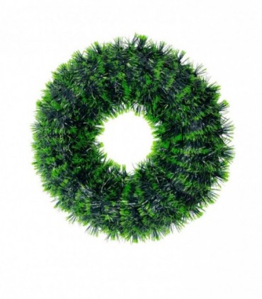 NAVIDAD CORONA 38CM. MED. (6268-30)