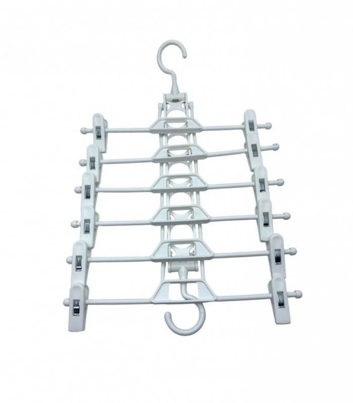 PERCHA 6PCS C/ PRENDEDOR (50694)