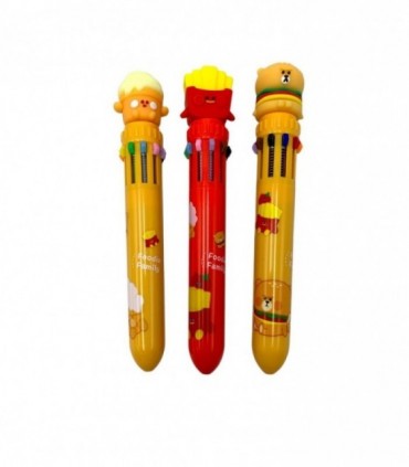 BOLIGRAFO 1PCS 10PUNTAS COMI. SURT.( KK7979)