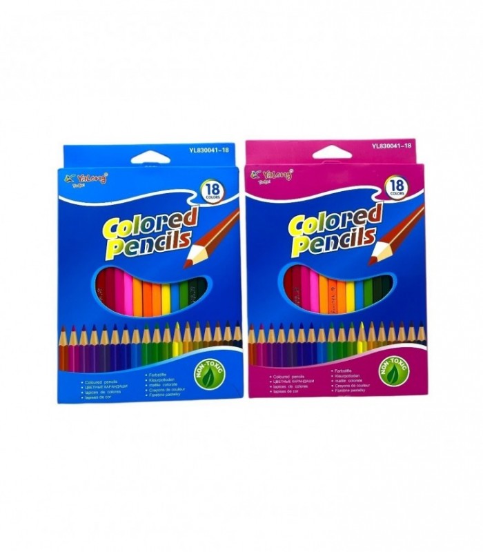 LAPIZ DE COLOR 18PCS (YL830041-18)