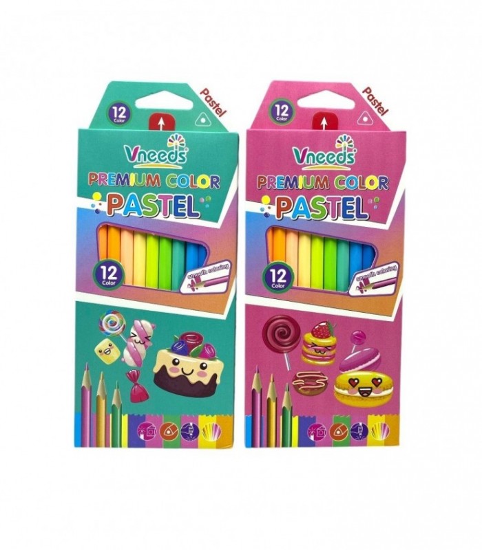 LAPIZ DE COLOR PASTEL 12PCS (V06-72)