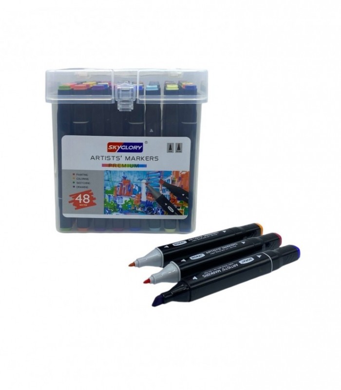 MARCADOR 48PCS 2PUNTAS (NY759-48)