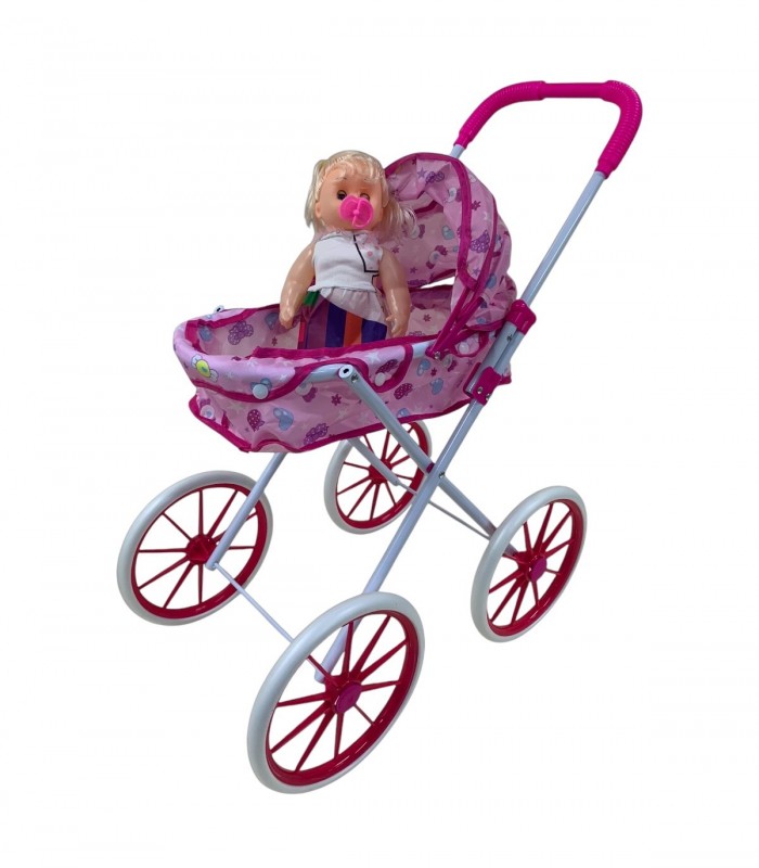 CARRITO P/ MUNECA METAL C/ BON. (339R-006)
