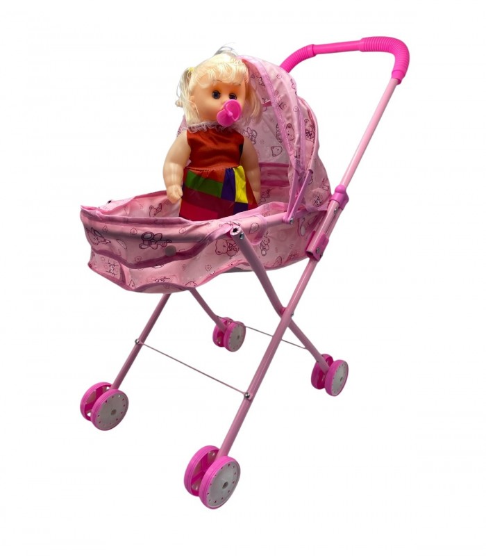 CARRITO P/ MUNECA METAL C/ BON. (339-006)