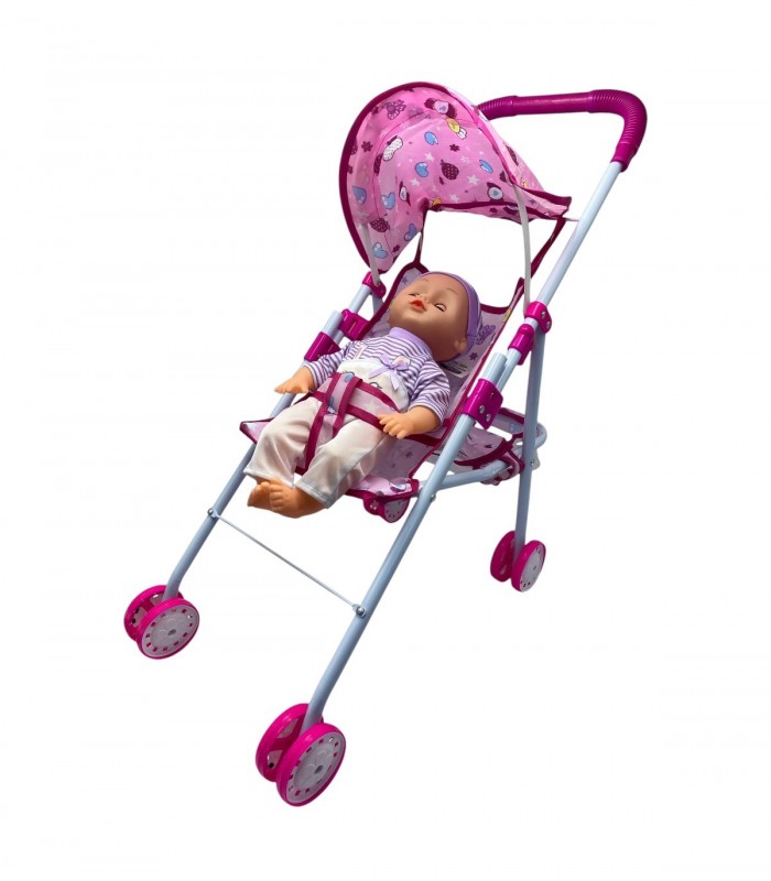CARRITO P/ MUNECA METAL C/ BON. (88028-8)