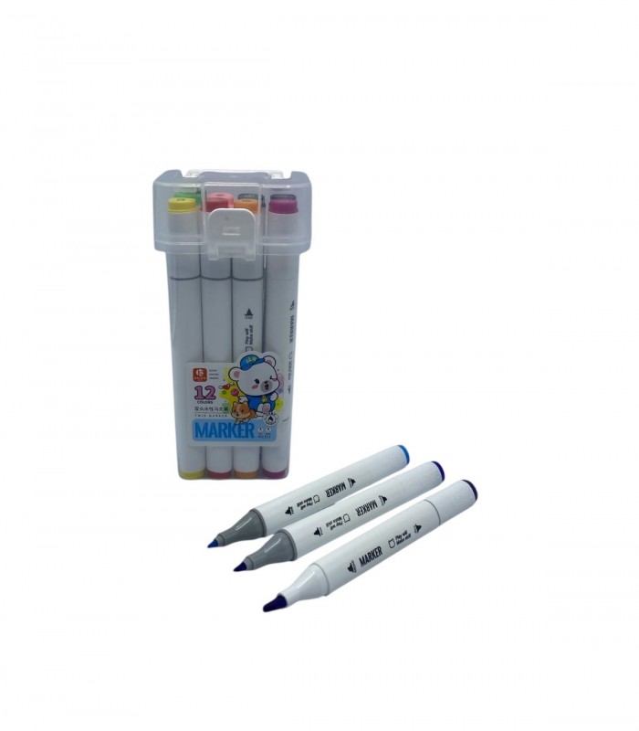 MARCADOR 12PCS 2PUNTAS (511-12)