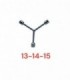LLAVE DE 3VIAS 13-14Y15MM. (TL38837)