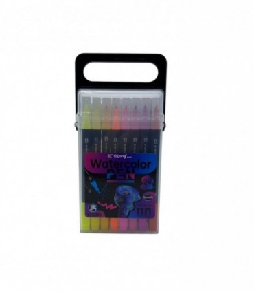 MARCADOR LAVABLE 2PUNTAS 24PCS (YL221813-24)
