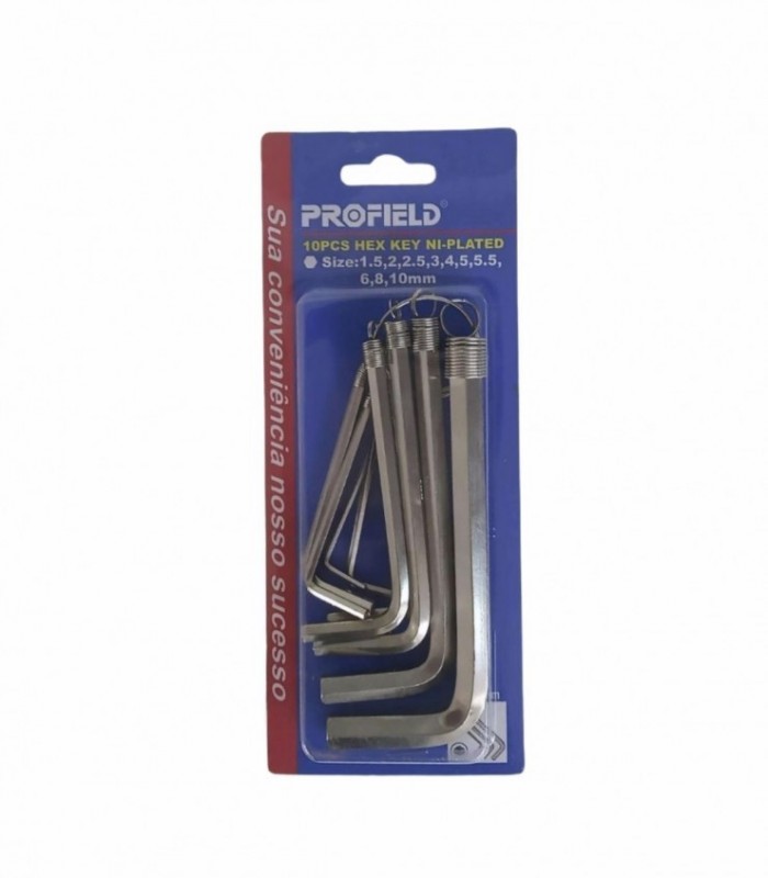 LLAVE ALEN 10PCS (017006)