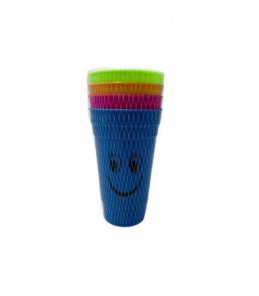 VASO DE PLASTICO CARITA 4PCS (AH12890)