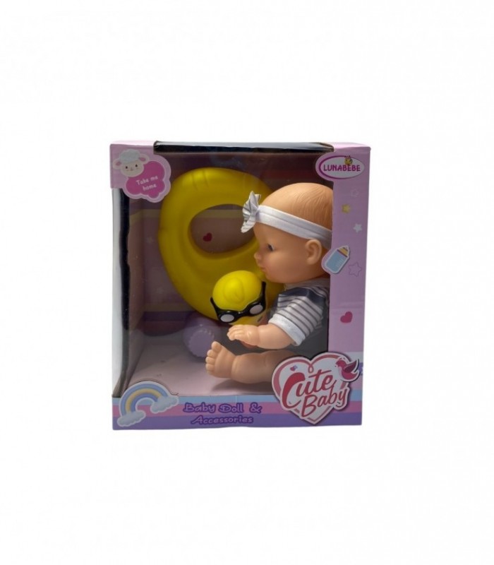 MUNECA CUTE BABY C/ PATO (HX626-7)