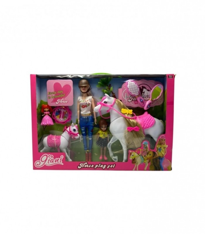 MUNECA GIANI C/ CABALLO (JN691-3)